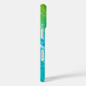 Türkisfarben: Eine tropische Flucht Case-Mate iPhone Hülle (Rückseite / Rechts)