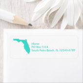 Türkisfarben Florida Personalisiert (Insitu)