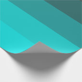 Türkisfarben Geschenkpapier (Ecke)