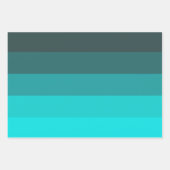 Türkisfarben Geschenkpapier Set (Vorderseite 2)