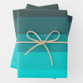 Türkisfarben Geschenkpapier Set (Beispiel)