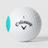 Türkisfarben Golfball (Logo)