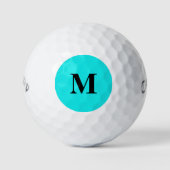 Türkisfarben Golfball (Vorderseite)