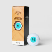 Türkisfarben Golfball (Verpackungen)