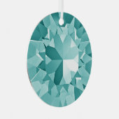 Türkisfarben Ornament Aus Metall (Vorderseite Rechts)