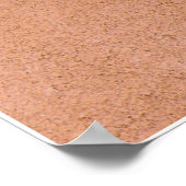 Türkisfarben Poster (Ecke)