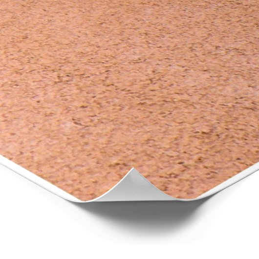 Türkisfarben Poster (Ecke)