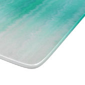 Türkisfarben Schneidebrett (Ecke)