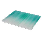 Türkisfarben Schneidebrett (Ecke)