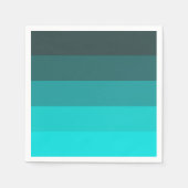 Türkisfarben Serviette (Vorderseite)