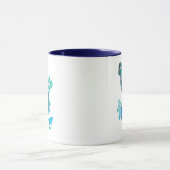 Türkisfarben Tasse (Zentrum)