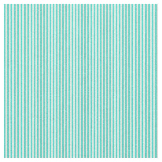 Türkisfarben und Beige Streifen Stoff (Nahaufnahme)