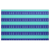 Türkisfarben und blaue Küstenmuster Stoff (Fat Quarter (45,7 x 55,9 cm))