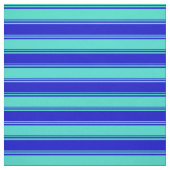 Türkisfarben und blaue Linien Muster Stoff (Muster)