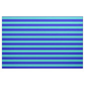 Türkisfarben und blaue Linien Muster Stoff (Fat Quarter (45,7 x 55,9 cm))