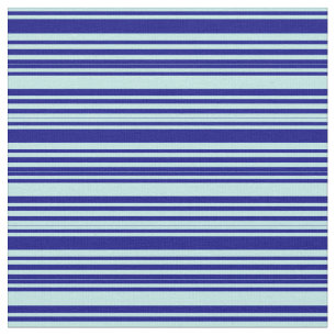 Türkisfarben und blaue Linse/Streifenmuster Stoff
