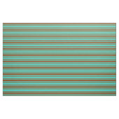 Türkisfarben und braune Farbmuster Stoff (Fat Quarter (45,7 x 55,9 cm))