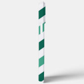 Türkisfarben und Zickzack Zigzag Monogramm Case-Mate iPhone Hülle (Rückseite / Rechts)