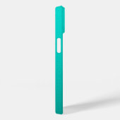 Türkisfarben Weiße Elegante Kalligrafie-Schrift Na Case-Mate iPhone Hülle (Rückseite / Rechts)