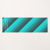 Türkisfarben Yogamatte (Vorderseite (Horizontal))