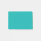 Türkisfarbendekor für Pfauenpflaster, angepasst Post-it Klebezettel (Vorderseite)