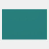 Türkisfarbene Aquamarine Himmelsstars Geschenkpapier Set (Vorderseite 3)