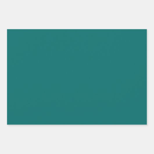 Türkisfarbene Aquamarine Himmelsstars Geschenkpapier Set (Vorderseite 3)