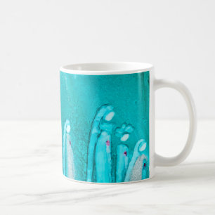 Türkisfarbene Aquamarine Kaffee-Tasse Kaffeetasse