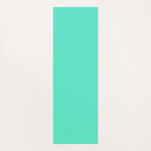 Türkisfarbene Aquarellbilder mit lebendiger energi Yogamatte (Rückseite)