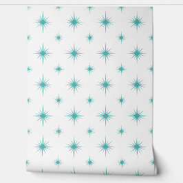 Türkisfarbene Atomische Sternexplosion Mitte des J Tapete