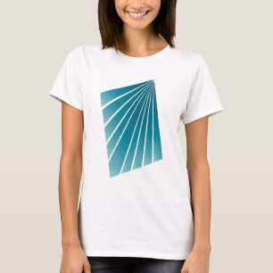 Türkisfarbene Bänder T-Shirt