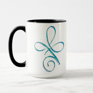 Türkisfarbene bedingungslose Liebe Tasse