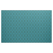 Türkisfarbene Blume Stoff (Fat Quarter (45,7 x 55,9 cm))