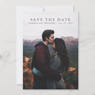 Türkisfarbene Botanische Aquarell-Grünpflanzen Hoc Save The Date