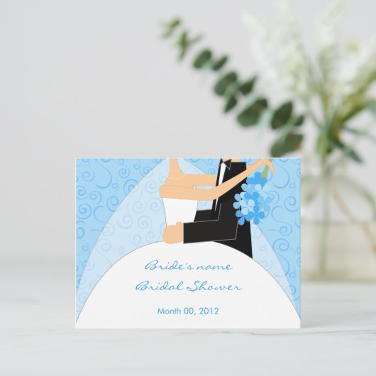 Türkisfarbene Brautparty-Ratgeber Karten (Stehend Vorderseite)