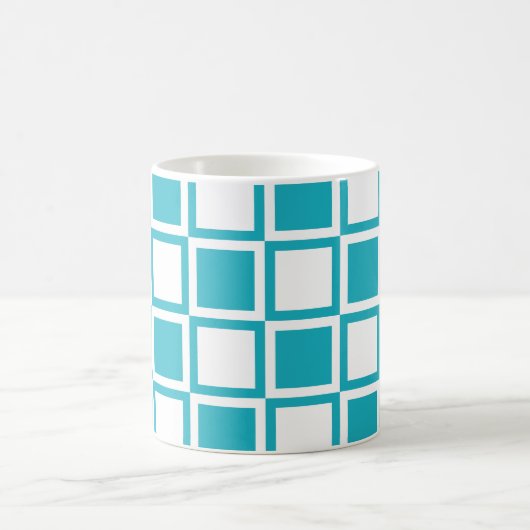 Türkisfarbene, fette Mod Kaffeetasse (Mittel)