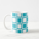 Türkisfarbene, fette Mod Kaffeetasse (Links)