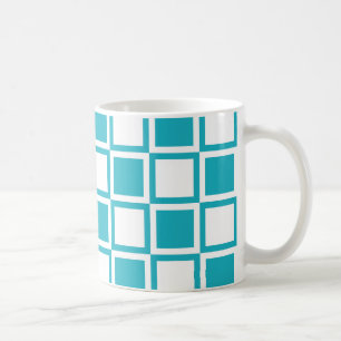 Türkisfarbene, fette Mod Kaffeetasse
