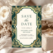 Türkisfarbene Goldspitze Indische Hochzeit