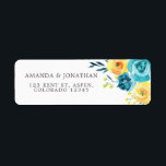 Türkisfarbene Hochzeit mit gelbem Wasser<br><div class="desc">Türkisblau und gelb - aquamarine und Zitronenwasserfarben Blumenzettel mit Akzenten von Korallen mit aquarelle Blume und Blattwerk.</div>