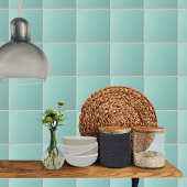 Türkisfarbene Kacheln aus grüner Keramik