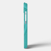 Türkisfarbene Kontur Case-Mate iPhone Hülle (Rückseite / Links)