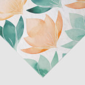 Türkisfarbene Mandarine Chic Seidenpapier (Detail)