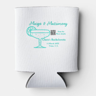 Türkisfarbene Margs und Matrimony-Junggesellinnena Dosenkühler
