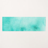 Türkisfarbene Meergrüne Yogamatte  (Vorderseite (Horizontal))