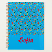 Türkisfarbene Mohnmohnblume Wildblumen Planer (Vorderseite)