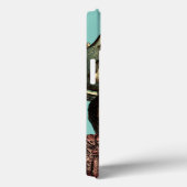 Türkisfarbene Muschel und Rote Koralle Case-Mate iPhone Hülle (Rückseite / Rechts)