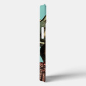 Türkisfarbene Muschel und Rote Koralle Case-Mate iPhone Hülle (Rückseite / Rechts)