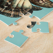 Türkisfarbene Muschel und Rote Koralle Puzzle (Seite)