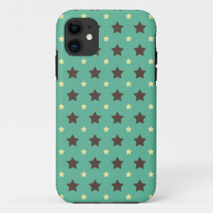 *Türkisfarbene Nächte Retro Stars* iPhone 5/5S Fal 11 Hülle